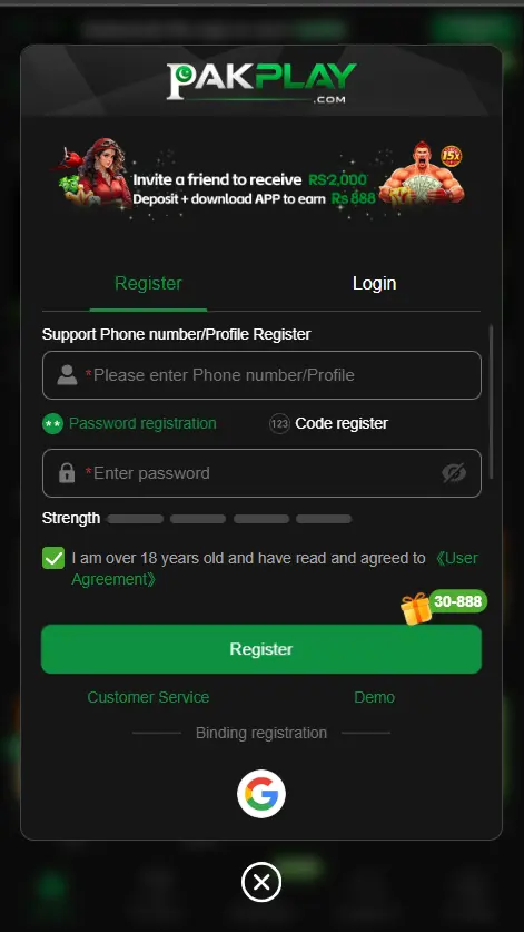 Pakplay Game