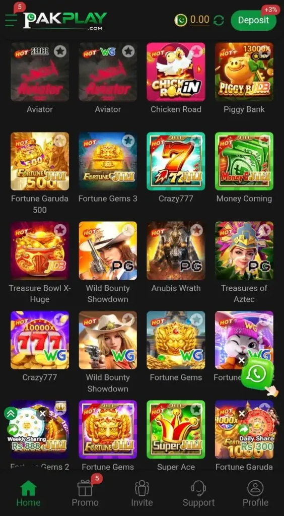 Pakplay Game